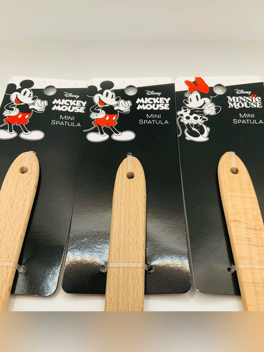 NEW Disney 3pc Mickey & Minnie Mouse Mini Silicon Spatula Set Kitchen Gadgets